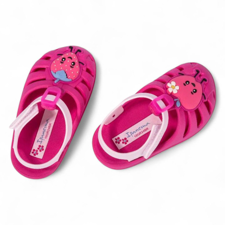 Chanclas Ipanema summer xiv en tonos rosas con manzana y fresa - Querol online