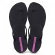 Chanclas Ipanema class basic negras con diseño trenzado - Querol online