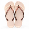 Chanclas Ipanema anatomica tan beige metalizado