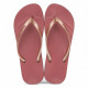 Chanclas Ipanema anatomica tan roja metalizada - Querol online