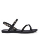 Chanclas Ipanema fashion sand viii negras y doradas - Querol online