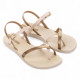 Chanclas Ipanema fashion sand viii beige y doradas - Querol online