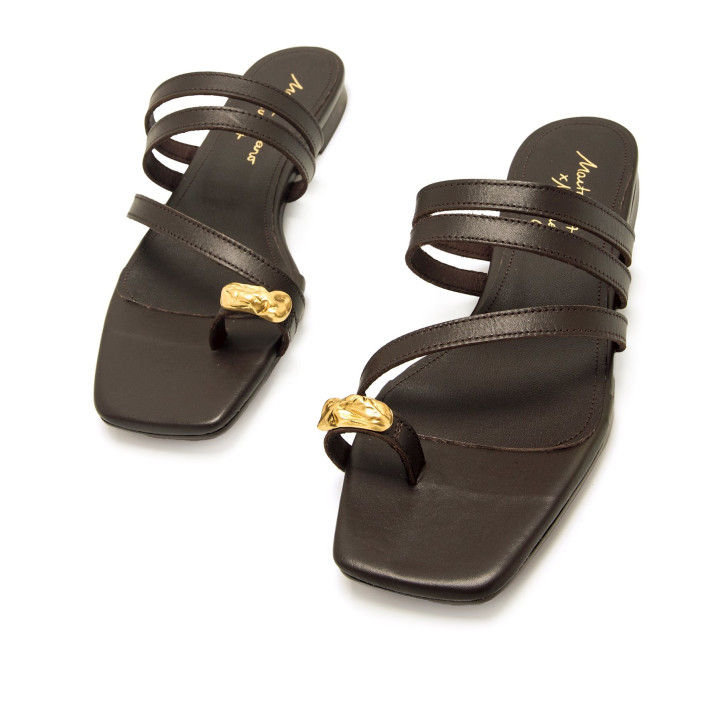SANDALIAS DE MUJER MUSTANG NECANE MARRON 54912 60645 - Querol online