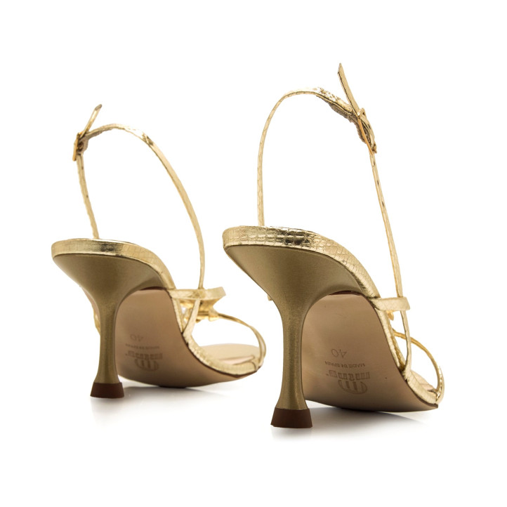 SANDALIAS DE MUJER MUSTANG MARTA ORO 54914N 60639 - Querol online