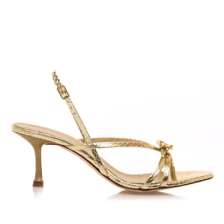 SANDALIAS DE MUJER MUSTANG MARTA ORO 54914N 60639 - Querol online