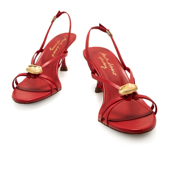 SANDALIAS DE MUJER MUSTANG MARTA ROJO 54914N 60640 - Querol online