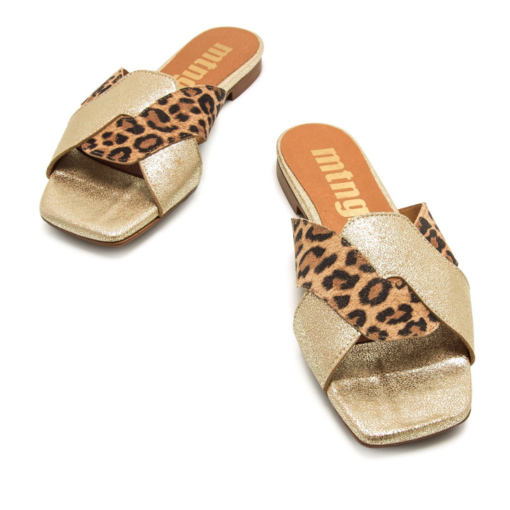 SANDALIAS DE MUJER MUSTANG NECANE ORO 54382 60331 - Querol online