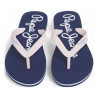 Chanclas Pepe Jeans bay beach azules y rosas con detalles blancos y tira al dedo