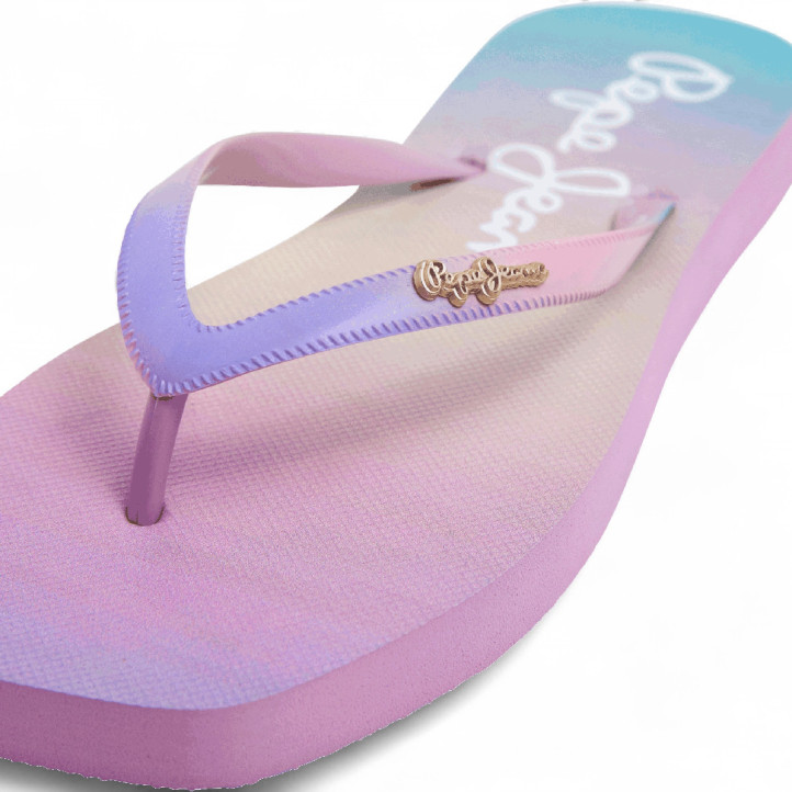 Xancles Pepe Jeans rave colors rosa degradat - Querol online