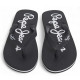 Xancles Pepe Jeans bay beach negres amb detalls blancs - Querol online