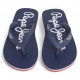 Xancles Pepe Jeans bay beach blaves amb detalls vermells i blancs - Querol online