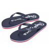 Chanclas Pepe Jeans bay beach azules con detalles rojos y blancos