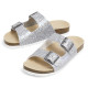 sandalias Pepe Jeans oban stars plateadas tipo bio - Querol online