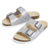 sandalias Pepe Jeans oban stars plateadas tipo bio