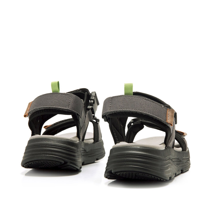 SANDALIAS DE HOMBRE MUSTANG PRONA NEGRO 84777 60575 - Querol online