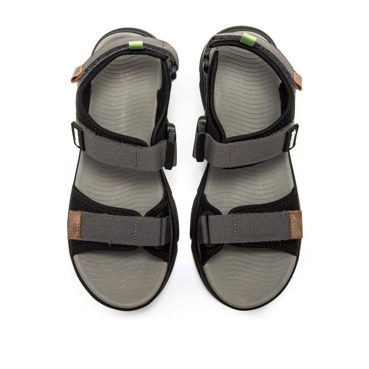SANDALIAS DE HOMBRE MUSTANG PRONA NEGRO 84777 60575 - Querol online
