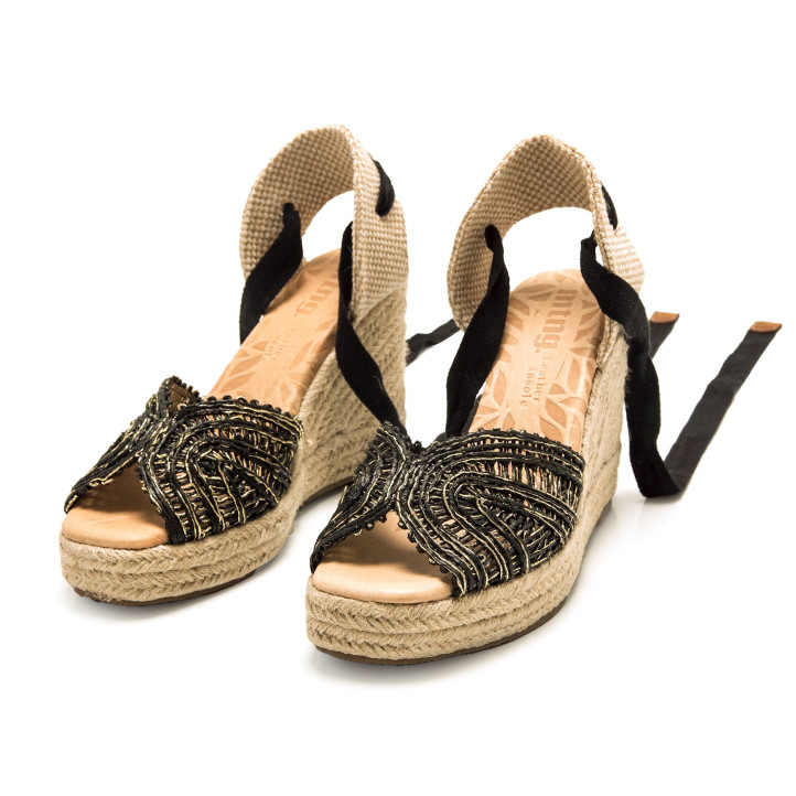 SANDALIAS DE MUJER MUSTANG CAKE NEGRO 59941 60392 - Querol online