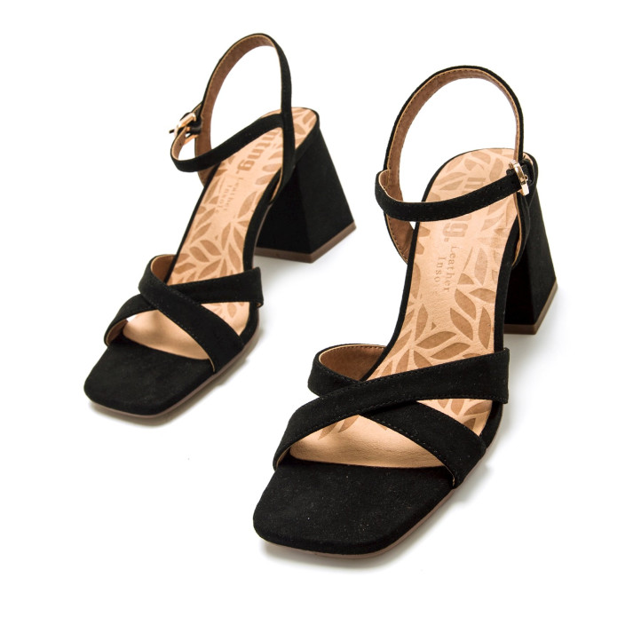 SANDALIAS DE MUJER MUSTANG MARLA NEGRO 59976 60411 - Querol online