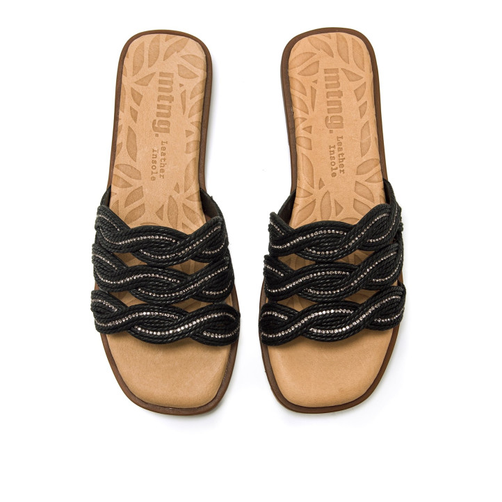 SANDALIAS DE MUJER MUSTANG RUBIE NEGRO 53299 60263 - Querol online