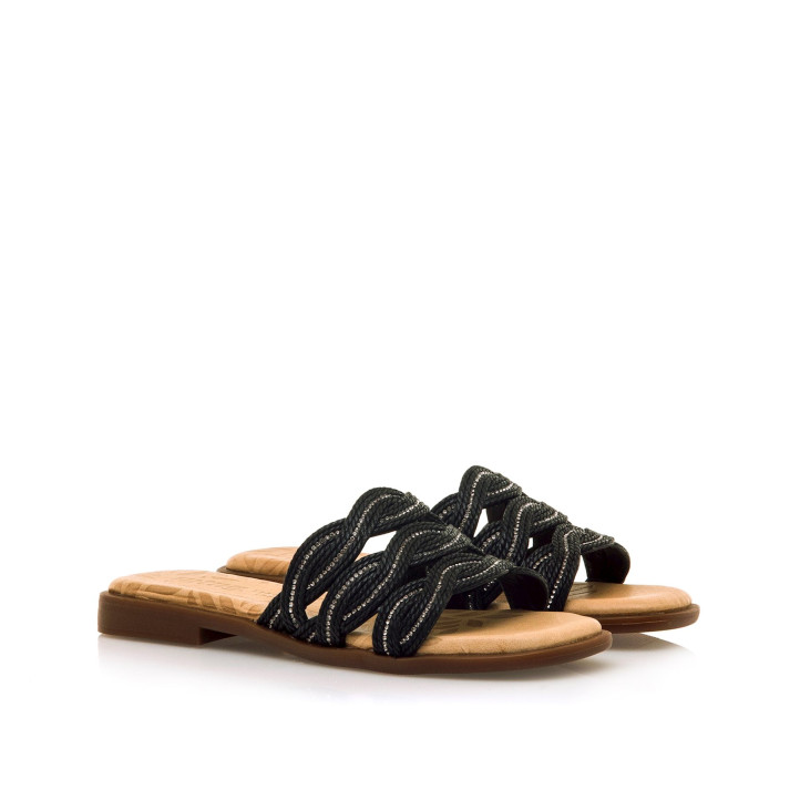 SANDALIAS DE MUJER MUSTANG RUBIE NEGRO 53299 60263 - Querol online