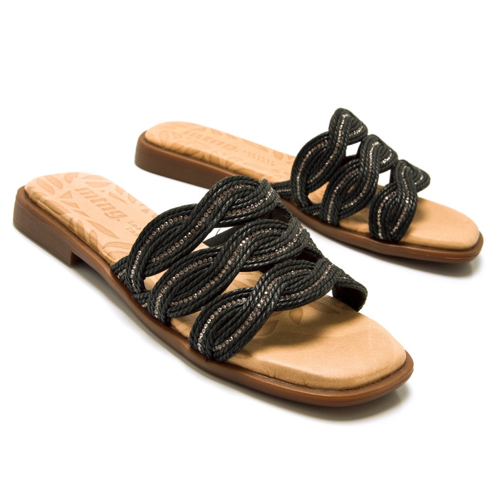 SANDALIAS DE MUJER MUSTANG RUBIE NEGRO 53299 60263 - Querol online