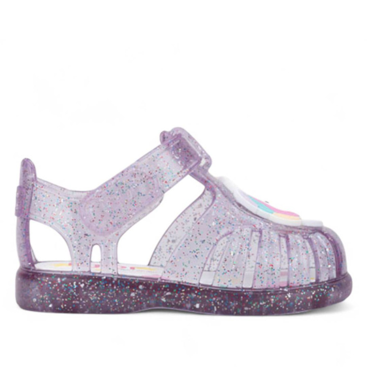 Chanclas Igor tobby malva unicornio glitter - Querol online