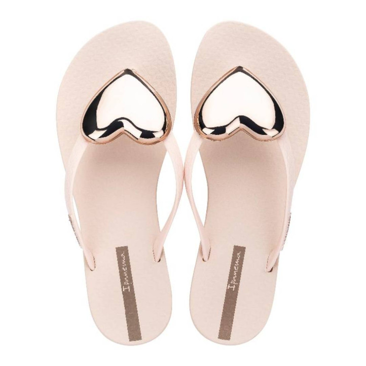 CHANCLAS DE MUJER IPANEMA MAXI FASHION IV FEM BEIGE/GOLD - Querol online