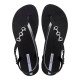 CHANCLAS DE MUJER IPANEMA SANDAL RIO FEM NEGRO PLATA - Querol online