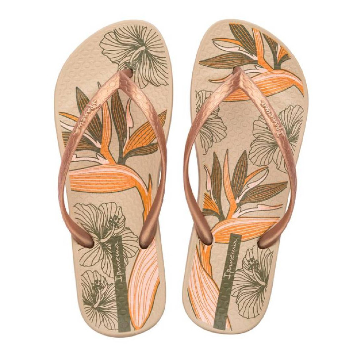 CHANCLAS DE UNISEX IPANEMA ANAT TEMAS XV FEM BEIGE/GOLD - Querol online