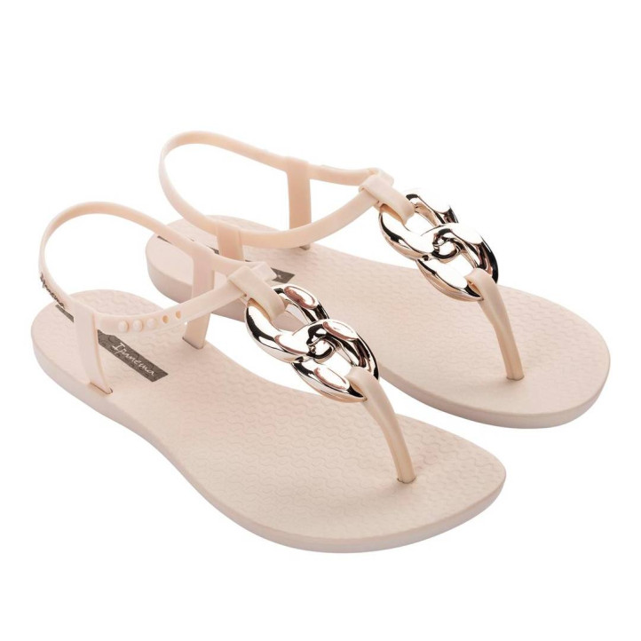 CHANCLAS DE MUJER IPANEMA CLASS CONNECT II FEM BEIGE - Querol online