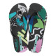 CHANCLAS DE MUJER IPANEMA GRAFFITI IV FEM BLACK/BLUE/GREEN - Querol online