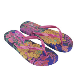CHANCLAS DE MUJER IPANEMA GRAFFITI IV FEM BLUE/PINK/GREEN - Querol online