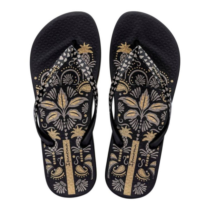 CHANCLAS DE UNISEX IPANEMA ANAT NATURE VIII FEM BLACK/BLACK/GOLD - Querol online