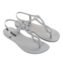 CHANCLAS DE MUJER IPANEMA CLASS TWIST SANDAL FEM GRIS PLATEADO - Querol online