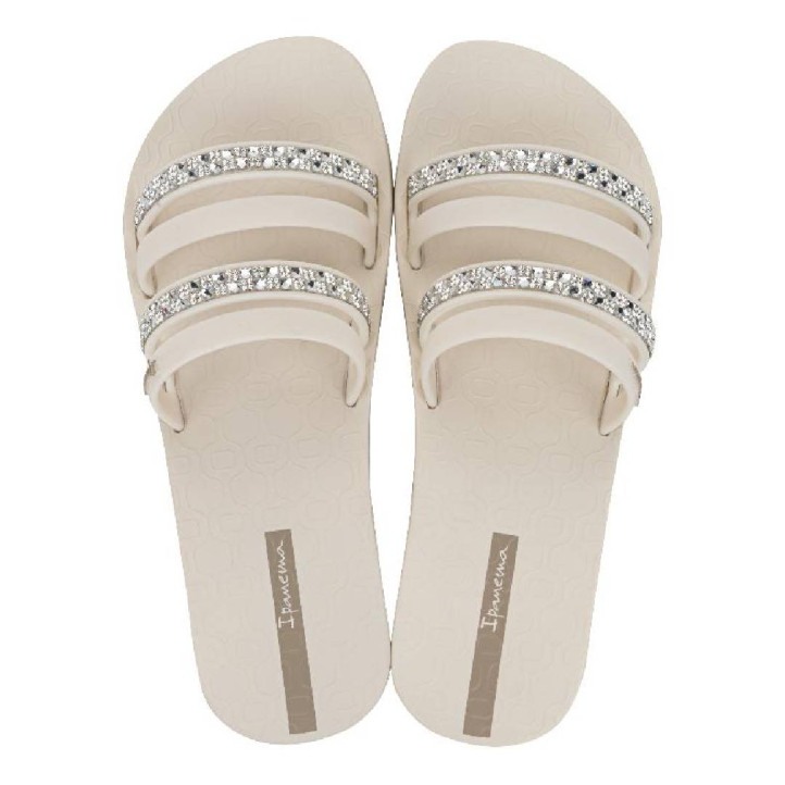 CHANCLAS DE MUJER IPANEMA CHIC SLIDE FEM BEIGE/BEIGE - Querol online