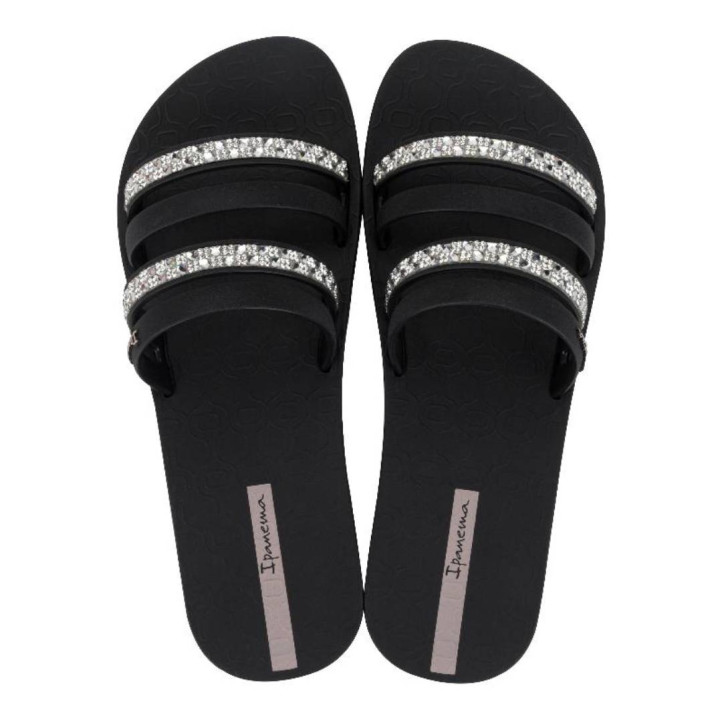 CHANCLAS DE MUJER IPANEMA CHIC SLIDE FEM BLACK/BEIGE - Querol online