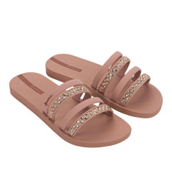 CHANCLAS DE MUJER IPANEMA CHIC SLIDE FEM PINK/TILE BROWN - Querol online
