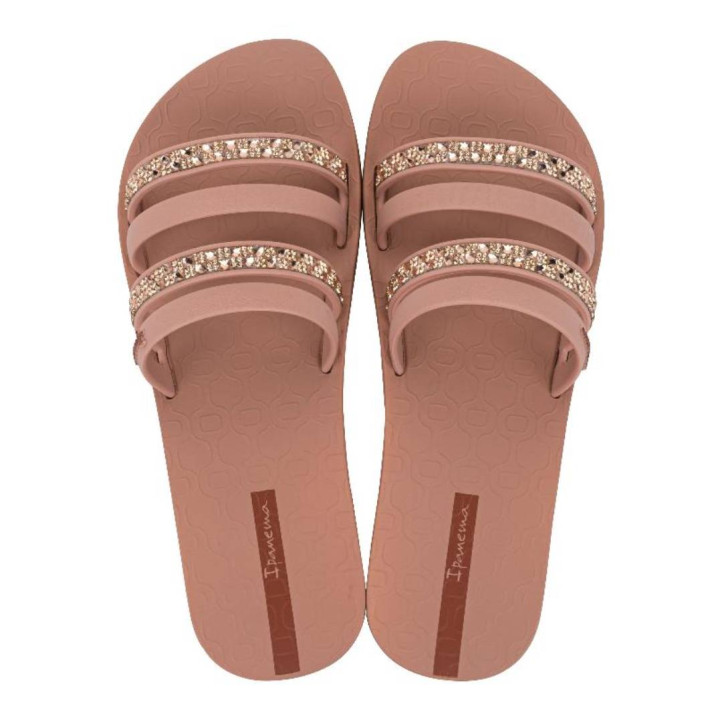 CHANCLAS DE MUJER IPANEMA CHIC SLIDE FEM PINK/TILE BROWN - Querol online