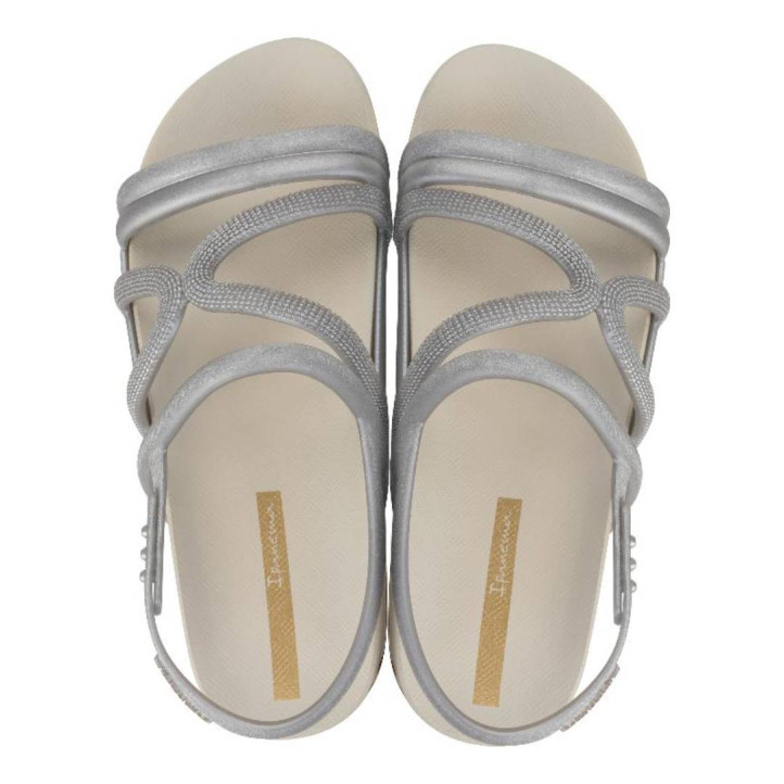 CHANCLAS DE MUJER IPANEMA WALK SANDAL FEM PLATA DORADO - Querol online