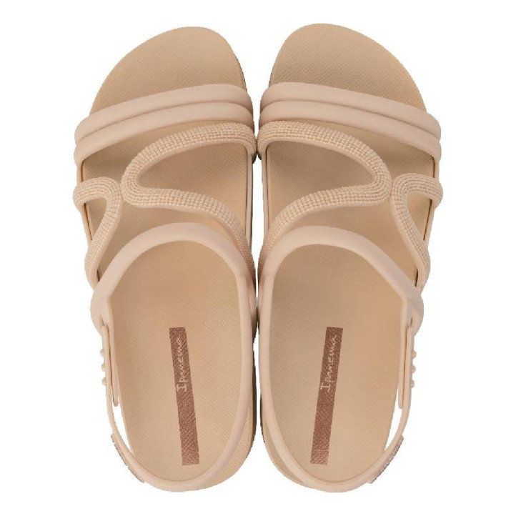 CHANCLAS DE MUJER IPANEMA WALK SANDAL FEM BEIGE - Querol online