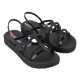 CHANCLAS DE MUJER IPANEMA DIVERSA FLATFORM  AD BLACK/BLACK - Querol online