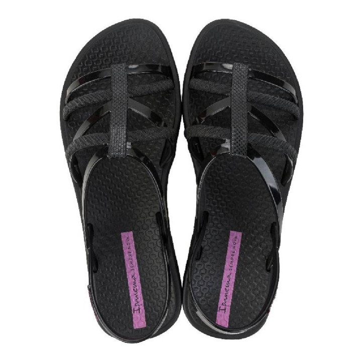 CHANCLAS DE MUJER IPANEMA DIVERSA FLATFORM  AD BLACK/BLACK - Querol online