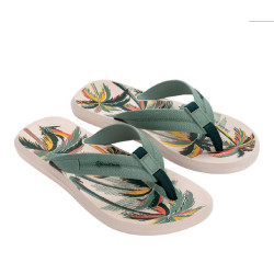 CHANCLAS DE HOMBRE IPANEMA URBAN GRAPHICS AD BEIGE/GREEN - Querol online
