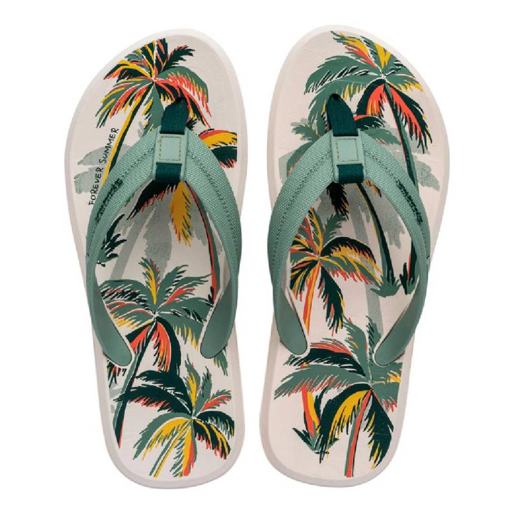 CHANCLAS DE HOMBRE IPANEMA URBAN GRAPHICS AD BEIGE/GREEN - Querol online