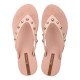 CHANCLAS DE MUJER IPANEMA PLAT GLAM FEM BEIGE/GOLD - Querol online