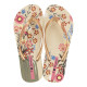 CHANCLAS DE MUJER IPANEMA VERAO TROPICAL FEM BEIGE/GOLD - Querol online