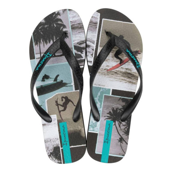 CHANCLAS DE UNISEX ADU IPANEMA SUMMER V AD BLACK/BLUE - Querol online