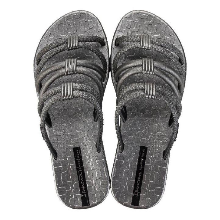 CHANCLAS DE MUJER IPANEMA DIVERSA MAIS SLIDE AD SILVER/SILVER - Querol online