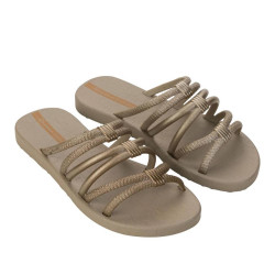 CHANCLAS DE MUJER IPANEMA DIVERSA MAIS SLIDE AD BEIGE/BRONZE - Querol online