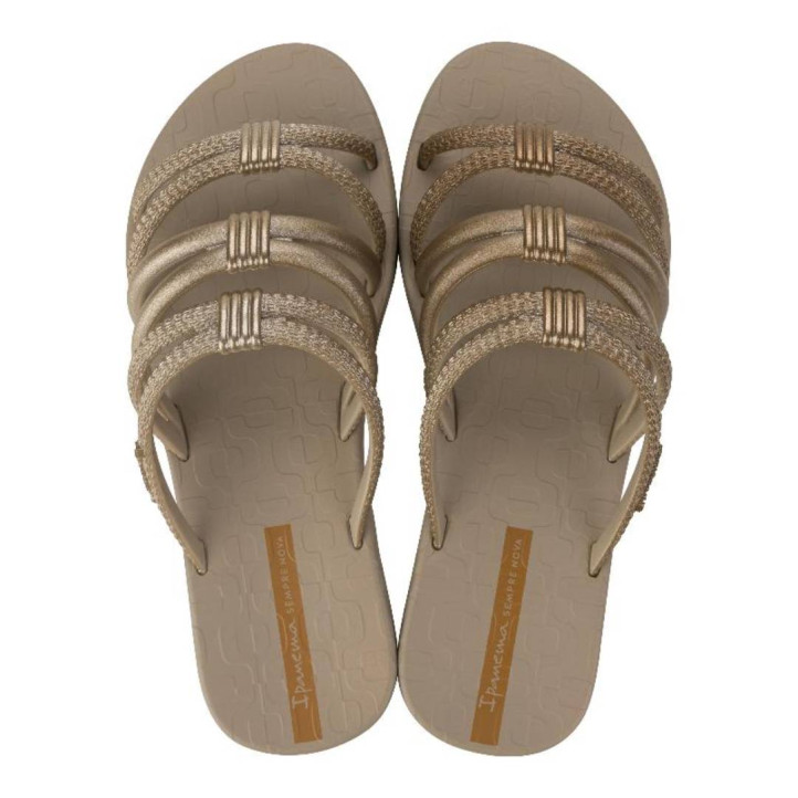 CHANCLAS DE MUJER IPANEMA DIVERSA MAIS SLIDE AD BEIGE/BRONZE - Querol online